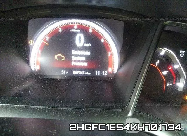 2HGFC1E54KH701734 фото 7