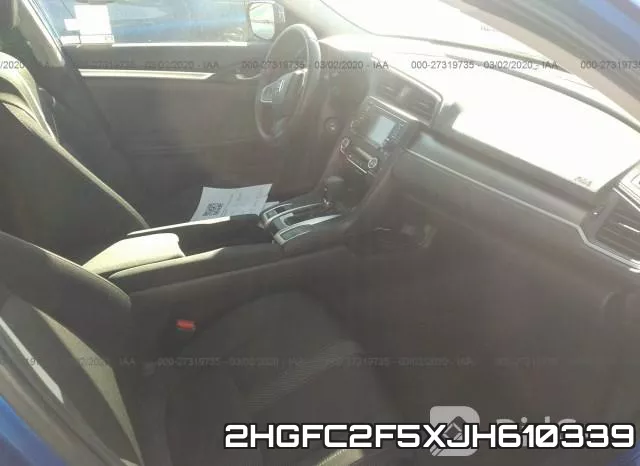 2HGFC2F5XJH610339 фото 4