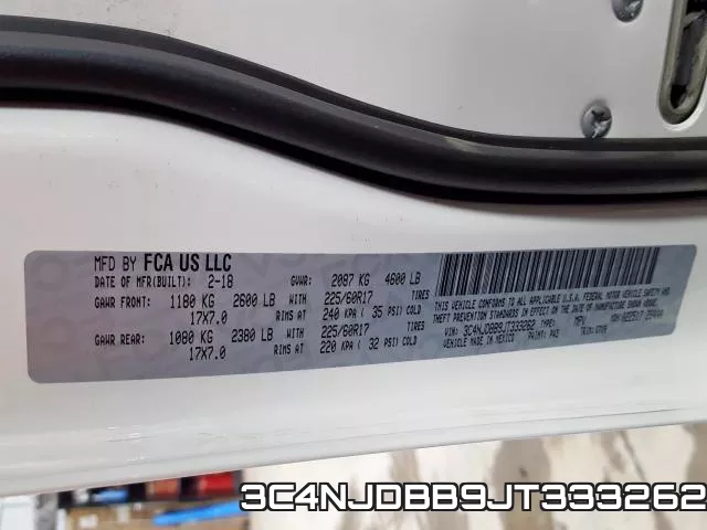 3C4NJDBB9JT333262 фото 2