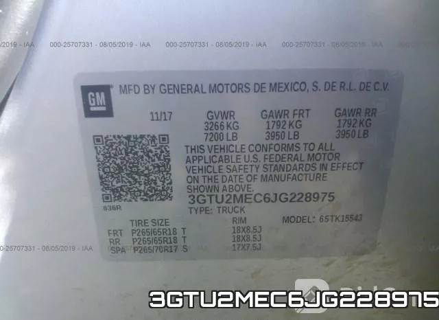 3GTU2MEC6JG228975 фото 8