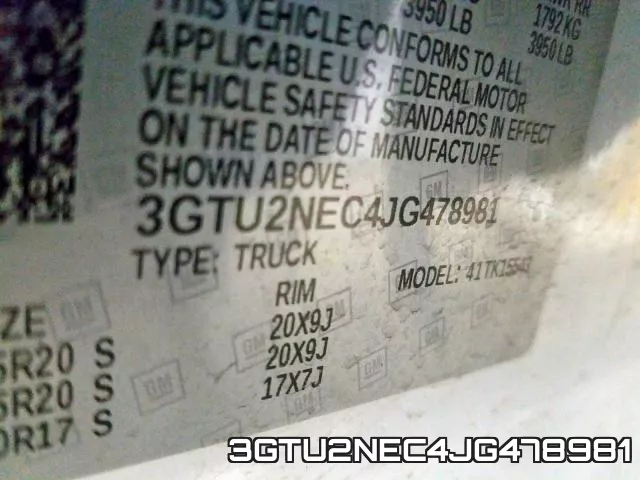3GTU2NEC4JG478981 фото 2