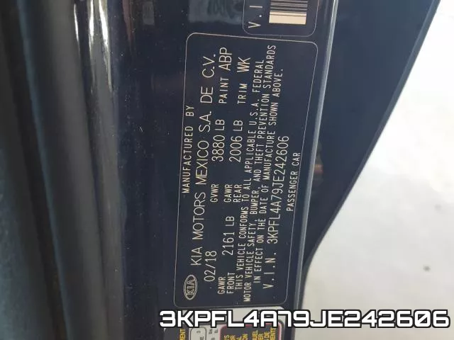 3KPFL4A79JE242606 фото 2