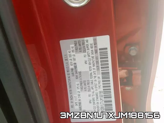 3MZBN1U7XJM188156 фото 2