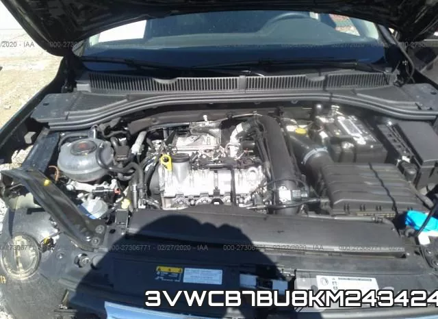 3VWCB7BU8KM243424 фото 2