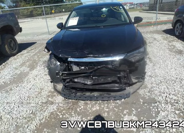 3VWCB7BU8KM243424 фото 7