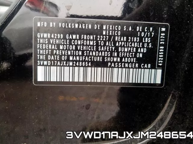 3VWD17AJXJM248654 фото 2