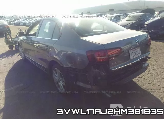 3VWL17AJ2HM381835 фото 2