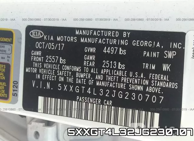 5XXGT4L32JG230707 фото 10