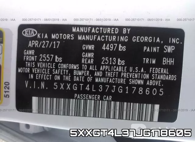 5XXGT4L37JG178605 фото 6