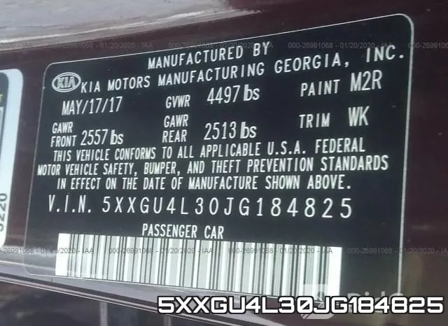 5XXGU4L30JG184825 фото 8