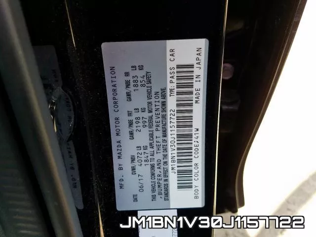 JM1BN1V30J1157722 фото 2