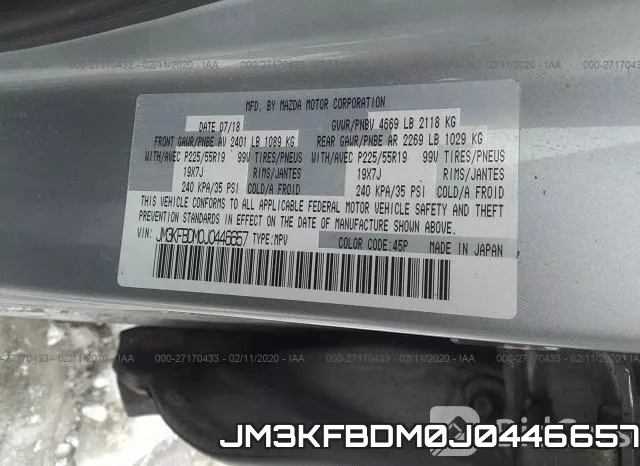 JM3KFBDM0J0446657 фото 10