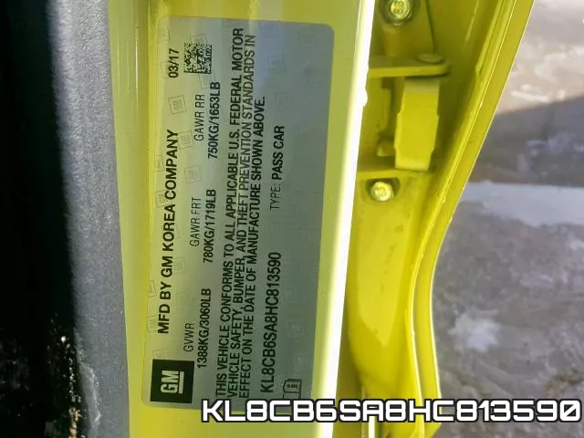 KL8CB6SA8HC813590 фото 2