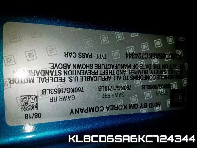 KL8CD6SA6KC724344 фото 2