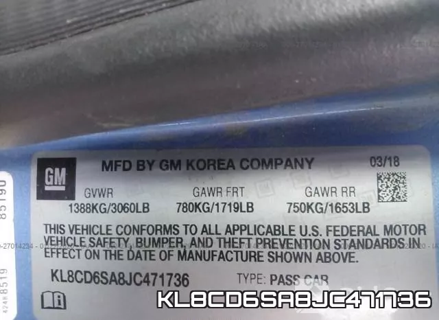 KL8CD6SA8JC471736 фото 10