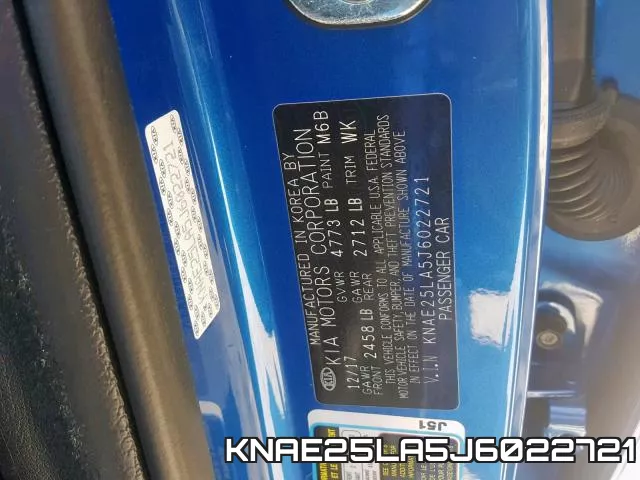 KNAE25LA5J6022721 фото 2