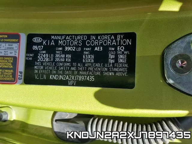 KNDJN2A2XJ7897435 фото 2
