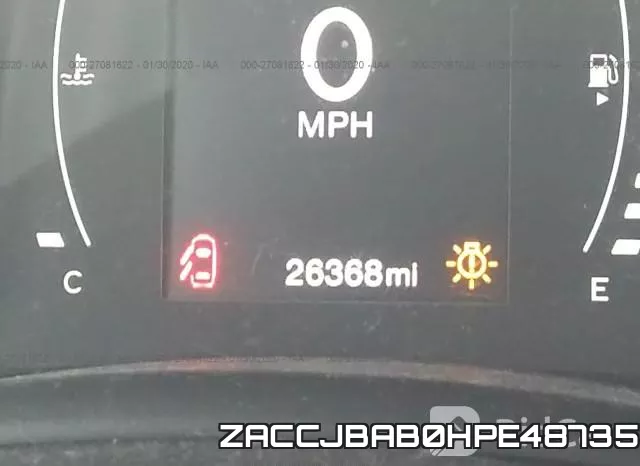 ZACCJBAB0HPE48735 фото 6