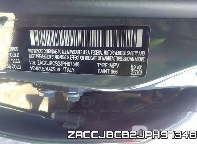 ZACCJBCB2JPH97348 фото 10