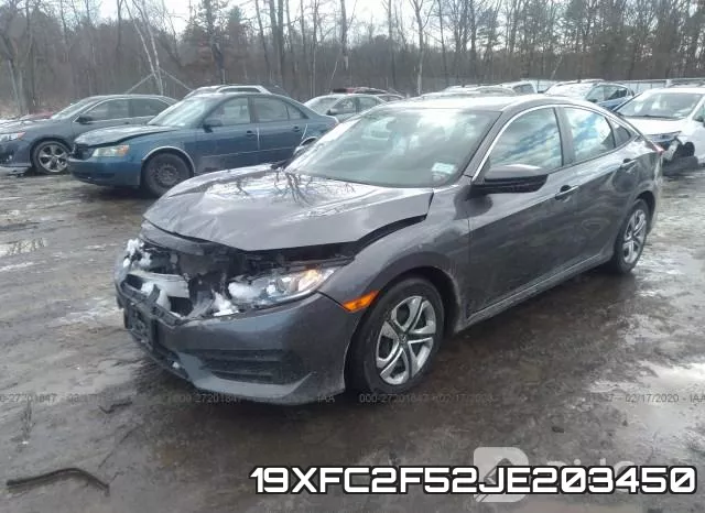 19XFC2F52JE203450 фото 3