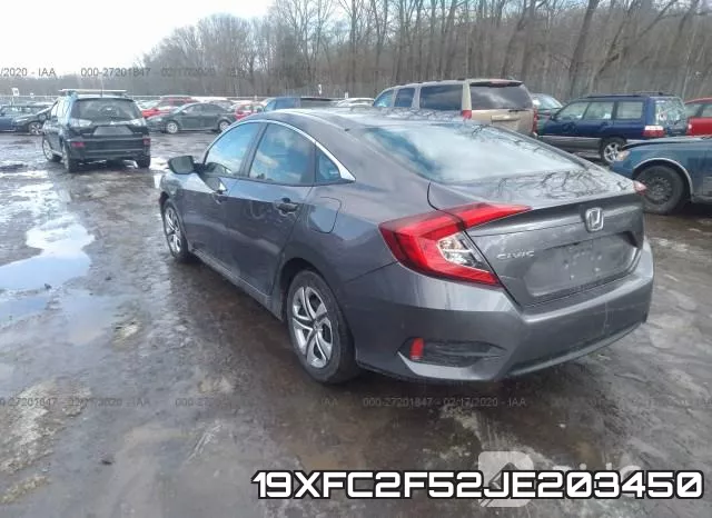 19XFC2F52JE203450 фото 4