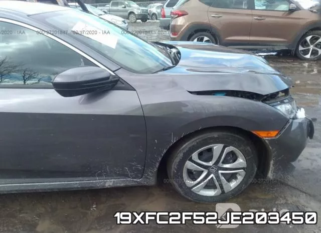 19XFC2F52JE203450 фото 7