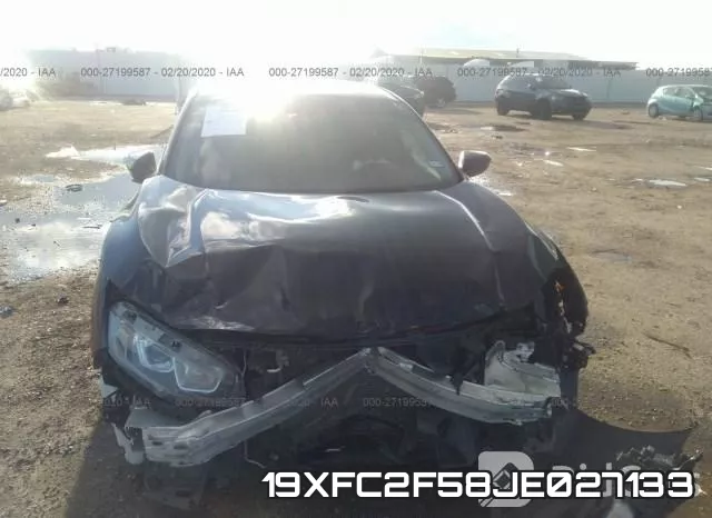 19XFC2F58JE027133 фото 7