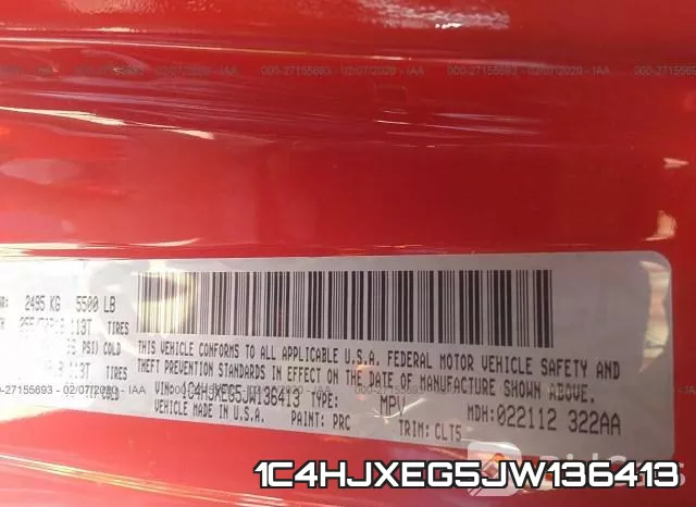 1C4HJXEG5JW136413 фото 10