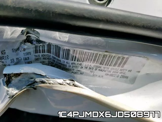 1C4PJMDX6JD508977 фото 2