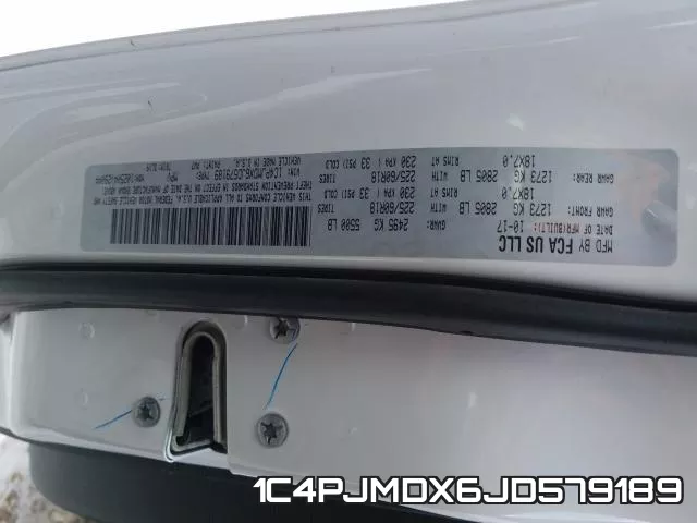 1C4PJMDX6JD579189 фото 2