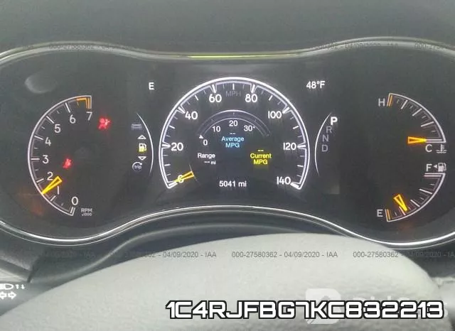 1C4RJFBG7KC832213 фото 8