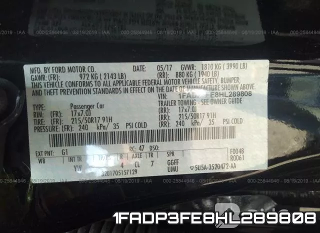 1FADP3FE8HL289808 фото 10