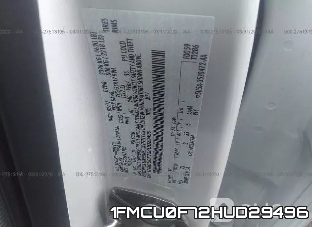 1FMCU0F72HUD29496 фото 6