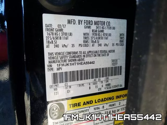 1FMJK1HT1HEA55442 фото 2