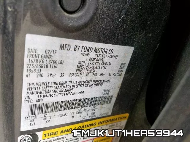 1FMJK1JT1HEA53944 фото 2