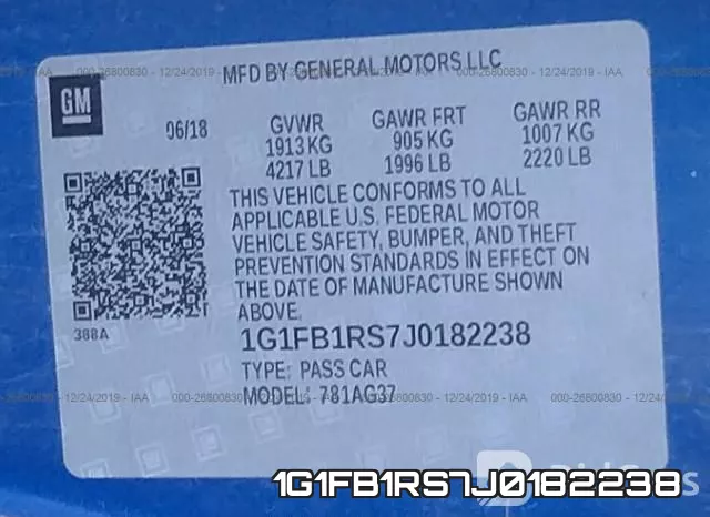 1G1FB1RS7J0182238 фото 7