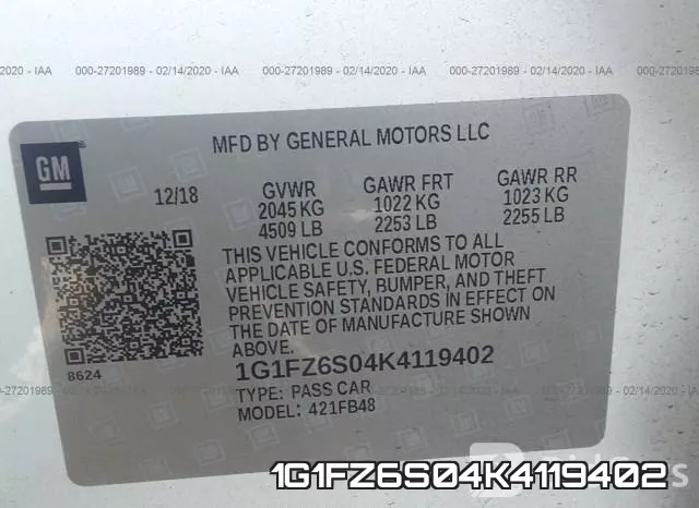 1G1FZ6S04K4119402 фото 10