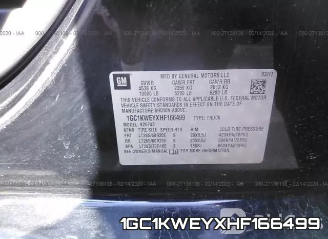 1GC1KWEYXHF166499 фото 10
