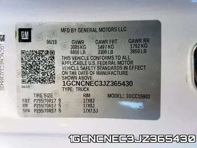 1GCNCNEC3JZ365430 фото 2