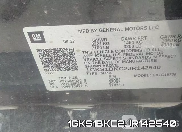1GKS1BKC2JR142540 фото 10