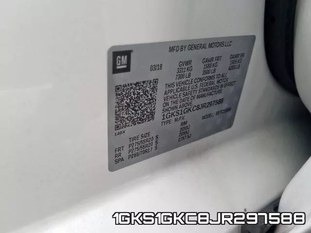 1GKS1GKC8JR297588 фото 2