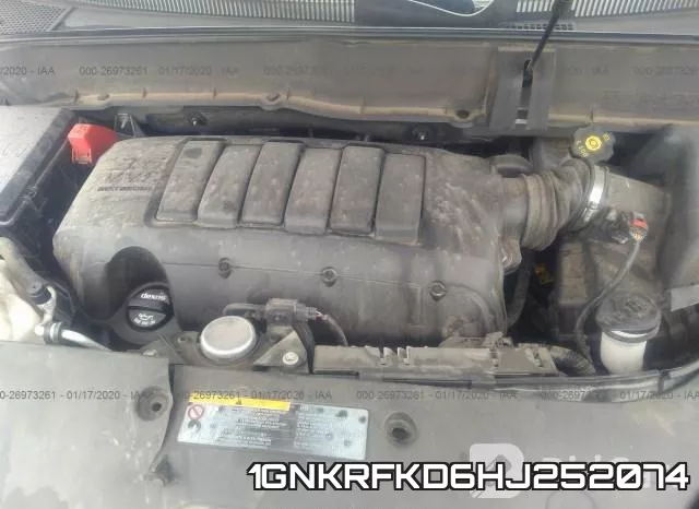 1GNKRFKD6HJ252074 фото 2