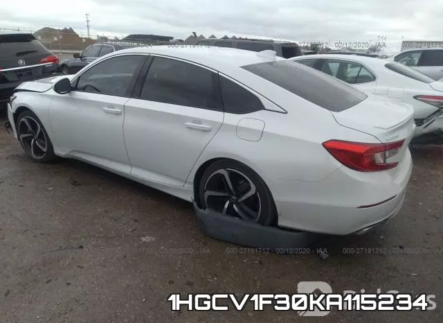 1HGCV1F30KA115234 фото 3