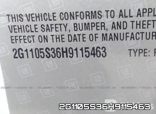 2G1105S36H9115463 фото 10