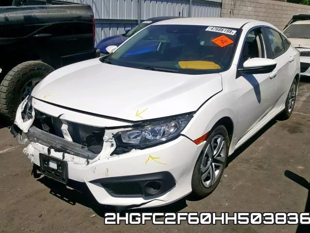 2HGFC2F60HH503836 фото 3