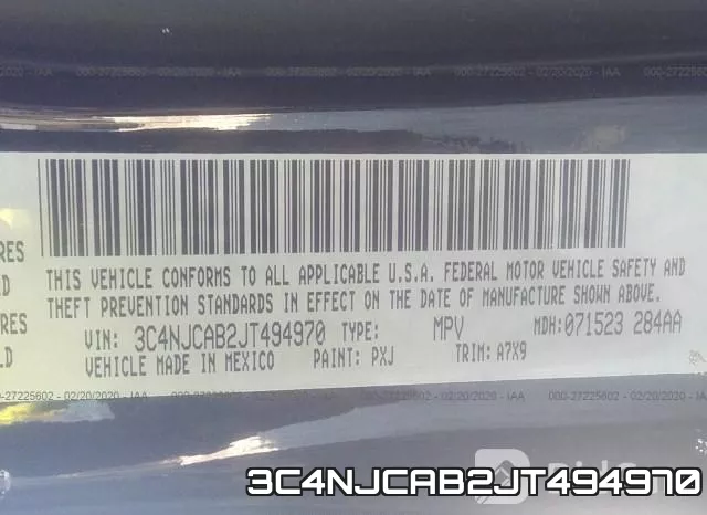 3C4NJCAB2JT494970 фото 8