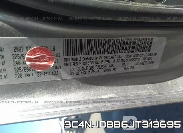 3C4NJDBB6JT313695 фото 7
