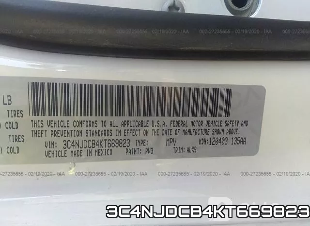 3C4NJDCB4KT669823 фото 10