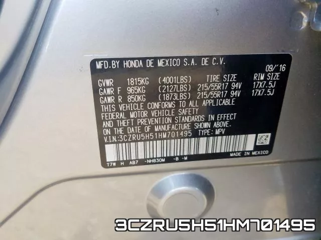 3CZRU5H51HM701495 фото 2