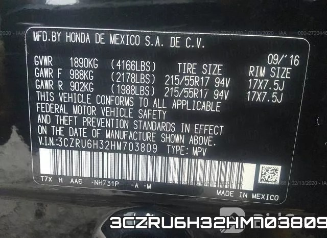 3CZRU6H32HM703809 фото 10